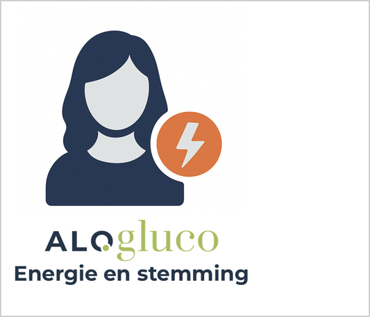 Alogluco-icoon van het begeleide Health.be-traject Energie & Stemming van 2 weken met glucosesensor